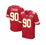 Men's Nike Kansas City Chiefs #90 Bennie Logan Elite Red Team Color NFL Jersey