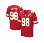 Men's Nike Kansas City Chiefs #98 Kendall Reyes Elite Red Team Color NFL Jersey
