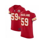 Nike Kansas City Chiefs #59 Reggie Ragland Red Team Color Men Stitched NFL Vapor Untouchable Elite Jersey