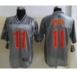 nike nfl jerseys kansas city chiefs #11 alex smith grey[Elite vapor]