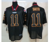 nike nfl jerseys kansas city chiefs #11 smith black[Elite lights out]