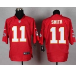 nike nfl jerseys kansas city chiefs #11 smith red[Elite]
