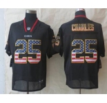 nike nfl jerseys kansas city chiefs #25 charles black[Elite USA flag fashion]