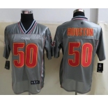 nike nfl jerseys kansas city chiefs #50 houston grey[Elite vapor][houston]