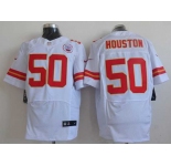 nike nfl jerseys kansas city chiefs #50 houston white[Elite][houston]