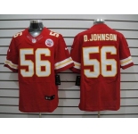 nike nfl jerseys kansas city chiefs #56 d.johnson red[Elite]