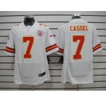 nike nfl jerseys kansas city chiefs #7 cassel white[Elite]