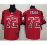 nike nfl jerseys kansas city chiefs #72 fisher red[Elite drift fashion]