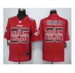 2015 new nike kansas city chiefs #25 charles red strobe jerseys[limited]
