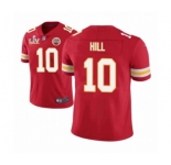 Kansas City Chiefs #10 Tyreek Hill Red 2021 Super Bowl LV Jersey