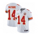 Kansas City Chiefs #14 Sammy Watkins White 2021 Super Bowl LV Jersey