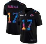 Kansas City Chiefs #17 Mecole Hardman Men's Nike Multi-Color Black 2020 NFL Crucial Catch Vapor Untouchable Limited Jersey