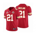 Kansas City Chiefs #21 Bashaud Breeland Red 2021 Super Bowl LV Jersey