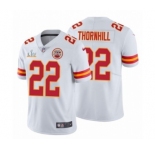 Kansas City Chiefs #22 Juan Thornhill White 2021 Super Bowl LV Jersey
