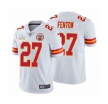 Kansas City Chiefs #27 Rashad Fenton White 2021 Super Bowl LV Jersey