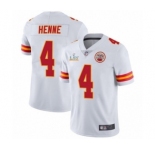 Kansas City Chiefs #4 Chad Henne White 2021 Super Bowl LV Jersey
