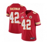 Kansas City Chiefs #42 Anthony Sherman Red 2021 Super Bowl LV Jersey