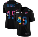 Kansas City Chiefs #49 Daniel Sorensen Men's Nike Multi-Color Black 2020 NFL Crucial Catch Vapor Untouchable Limited Jersey