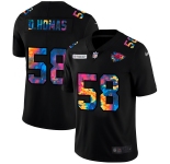 Kansas City Chiefs #58 Derrick Thomas Men's Nike Multi-Color Black 2020 NFL Crucial Catch Vapor Untouchable Limited Jersey