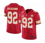 Kansas City Chiefs #92 Tanoh Kpassagnon Red 2021 Super Bowl LV Jersey