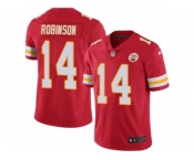Men Nike Kansas City Chiefs #14 Demarcus Robinson Red Team Color Vapor Untouchable Limited Player NFL Jersey