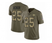 Men Nike Kansas City Chiefs #25 Kenneth Acker Limited Olive Camo 2017 Salute to Service NFL Jersey