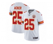 Men Nike Kansas City Chiefs #25 Kenneth Acker White Vapor Untouchable Limited Player NFL Jersey