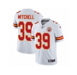 Men Nike Kansas City Chiefs #39 Terrance Mitchell White Vapor Untouchable Limited Player NFL Jersey
