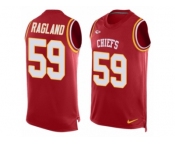 Men Nike Kansas City Chiefs #59 Reggie Ragland Limited Red Player Name & Number Tank Top NFL Jersey