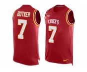 Men Nike Kansas City Chiefs #7 Harrison Butker Limited Red Player Name & Number Tank Top NFL Jersey