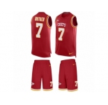 Men Nike Kansas City Chiefs #7 Harrison Butker Limited Red Tank Top Suit NFL Jersey