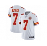 Men Nike Kansas City Chiefs #7 Harrison Butker White Vapor Untouchable Limited Player NFL Jersey