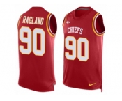 Men Nike Kansas City Chiefs #90 Reggie Ragland Limited Red Player Name & Number Tank Top NFL Jersey