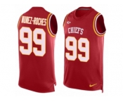 Men Nike Kansas City Chiefs #99 Rakeem Nunez-Roches Limited Red Player Name & Number Tank Top NFL Jersey