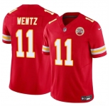 Men’s Kansas City Chiefs #11 Carson Wentz Red 2023 F.U.S.E Vapor Untouchable Limited Football Stitched Jersey