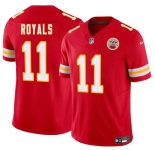 Men's Kansas City Chiefs #11 Jalen Royals Red 2025 Draft F.U.S.E. Vapor Untouchable Limited Football Stitched Jersey