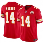 Men’s Kansas City Chiefs #14 Jake Haener Red 2026 F.U.S.E. Vapor Untouchable Limited Football Stitched Jersey