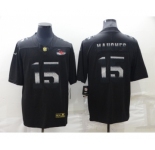 Men's Kansas City Chiefs #15 Patrick Mahomes Black 2022 Shadow Vapor Untouchable Stitched Nike Limited Jersey