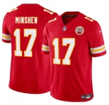 Men's Kansas City Chiefs #17 Gardner Minshew Red 2025 F.U.S.E. Vapor Untouchable Limited Football Stitched Jersey