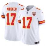 Men's Kansas City Chiefs #17 Gardner Minshew White 2025 F.U.S.E. Vapor Untouchable Limited Football Stitched Jersey