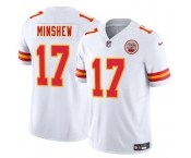 Men's Kansas City Chiefs #17 Gardner Minshew White 2025 F.U.S.E. Vapor Untouchable Limited Football Stitched Jersey