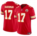 Men’s Kansas City Chiefs #17 Mecole Hardman Red 2024 F.U.S.E. Vapor Untouchable Limited Stitched Football Jersey