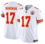 Men’s Kansas City Chiefs #17 Mecole Hardman White 2024 F.U.S.E. Vapor Untouchable Limited Stitched Football Jersey
