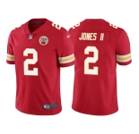 Men's Kansas City Chiefs #2 Ronald Jones II Red Vapor Untouchable Limited Stitched Football Jersey
