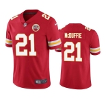 Men's Kansas City Chiefs #21 Trent McDuffie Red Vapor Untouchable Limited Stitched Football Jersey