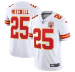 Men's Kansas City Chiefs #25 Elijah Mitchell White 2025 Vapor Untouchable Limited Football Football Stitched Jersey