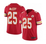 Men's Kansas City Chiefs #25 LeSean McCoy Red Team Color Vapor Untouchable Limited Player Football Jersey