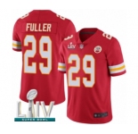 Men's Kansas City Chiefs #29 Kendall Fuller Red Team Color Vapor Untouchable Limited Player Super Bowl LIV Bound Football Jersey