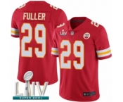 Men's Kansas City Chiefs #29 Kendall Fuller Red Team Color Vapor Untouchable Limited Player Super Bowl LIV Bound Football Jersey