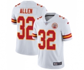 Men's Kansas City Chiefs #32 Marcus Allen White Vapor Untouchable Limited Player Football Jersey